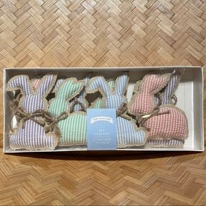 Bunny Boulevard Seersucker Striped Easter Rabbit Garland